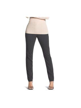Chicos Pants Size Small 0.5 So Slimming Slim Peyton Charcoal Heather Career NEW